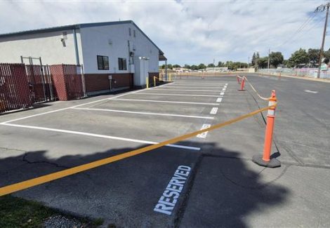 Parking Lot Striping in West Sacramento